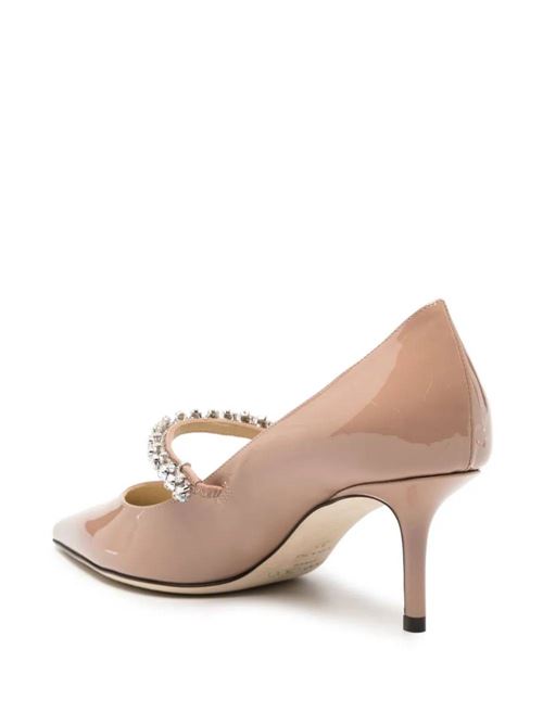 Powder pink woman pump Jimmy Choo | BINGPUMP65PATBALLETPINK